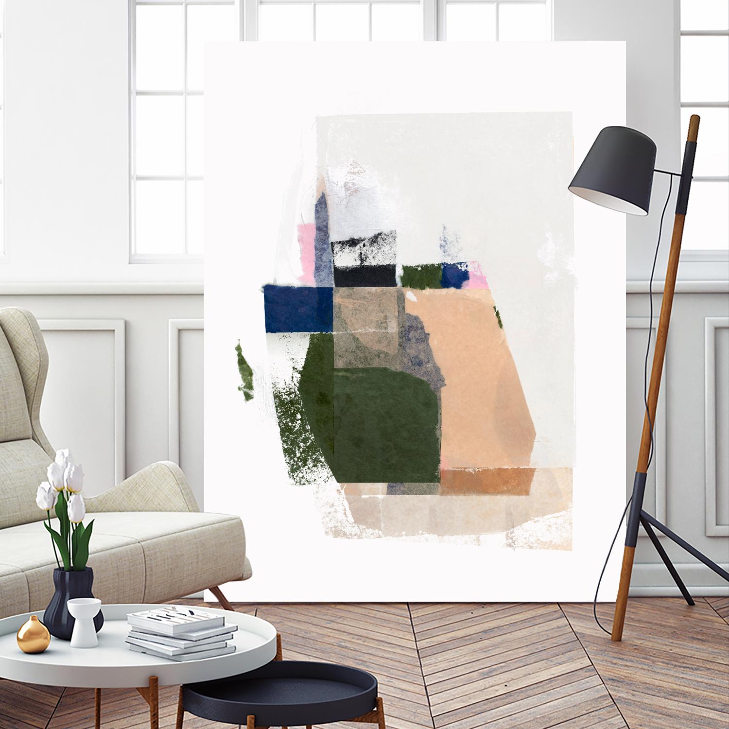 Patchwork Pieces II by PI Studio on GIANT ART - abstract