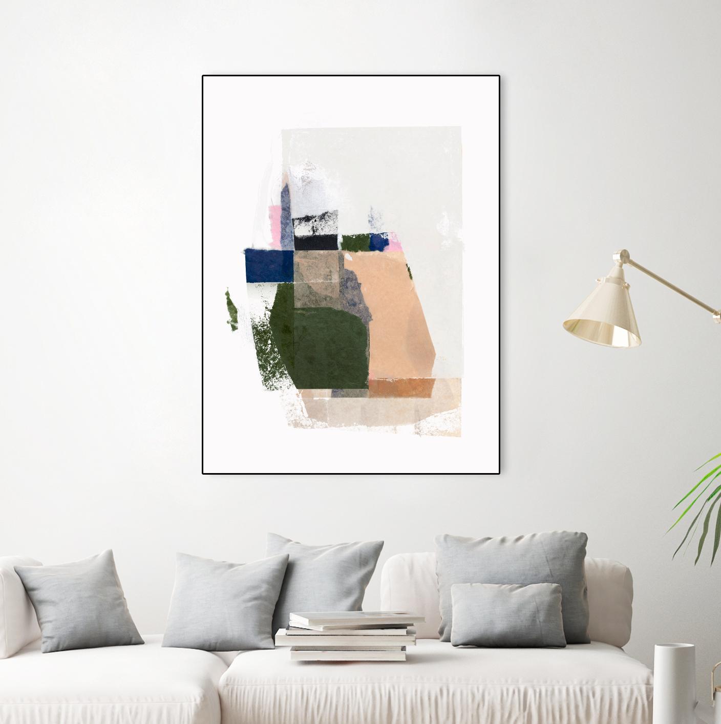 Patchwork Pieces II by PI Studio on GIANT ART - abstract