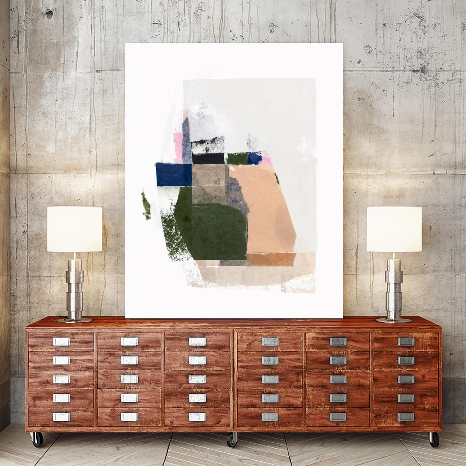 Patchwork Pieces II by PI Studio on GIANT ART - abstract