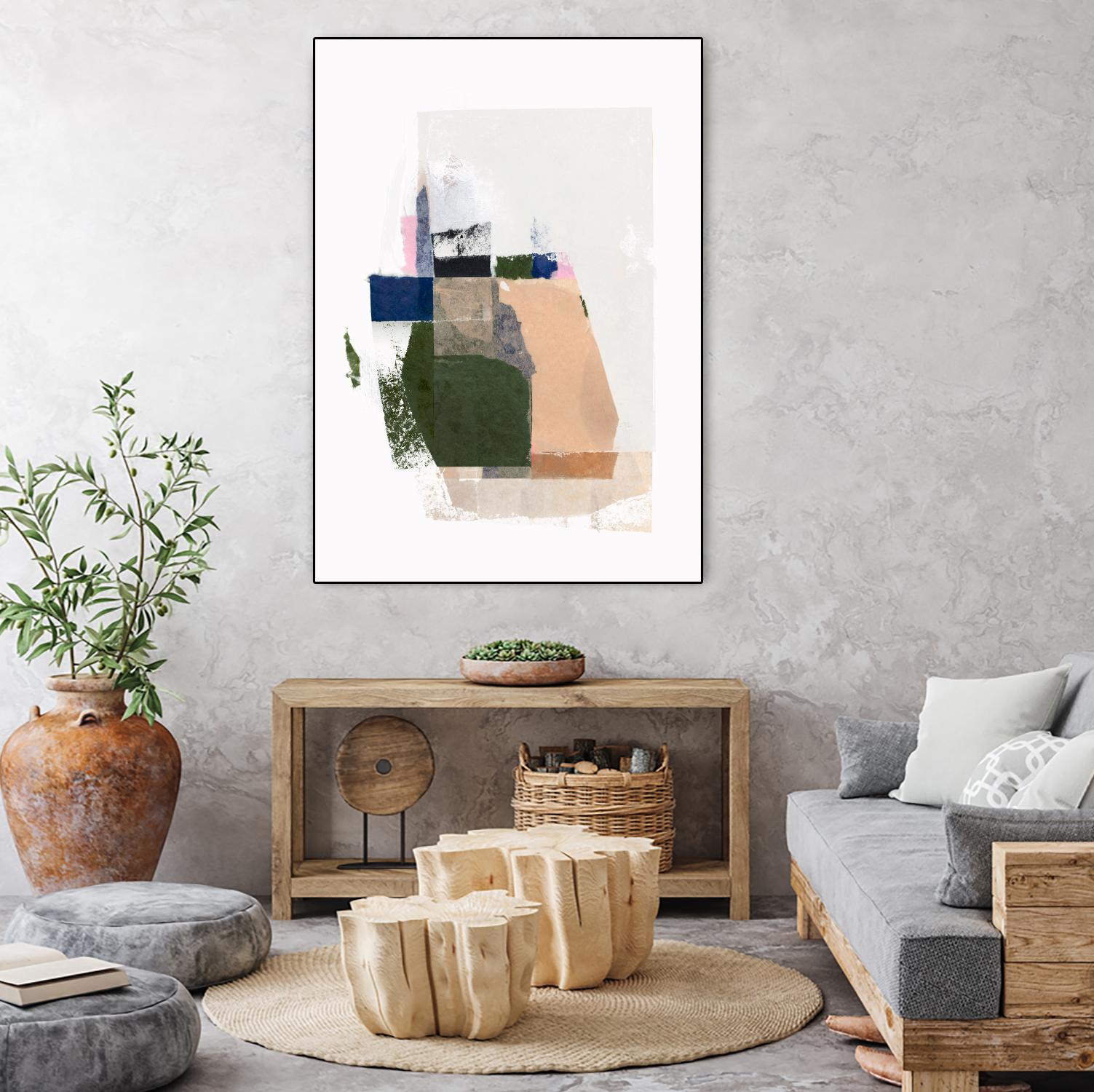 Patchwork Pieces II by PI Studio on GIANT ART - abstract