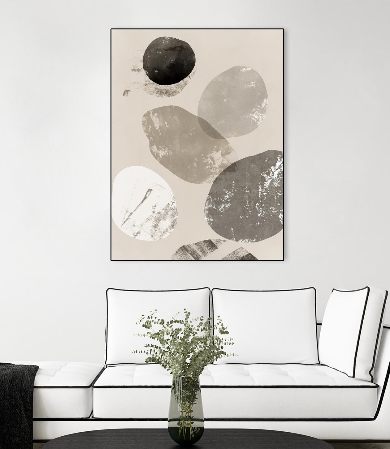 Floating Rocks I by PI Studio on GIANT ART - abstract