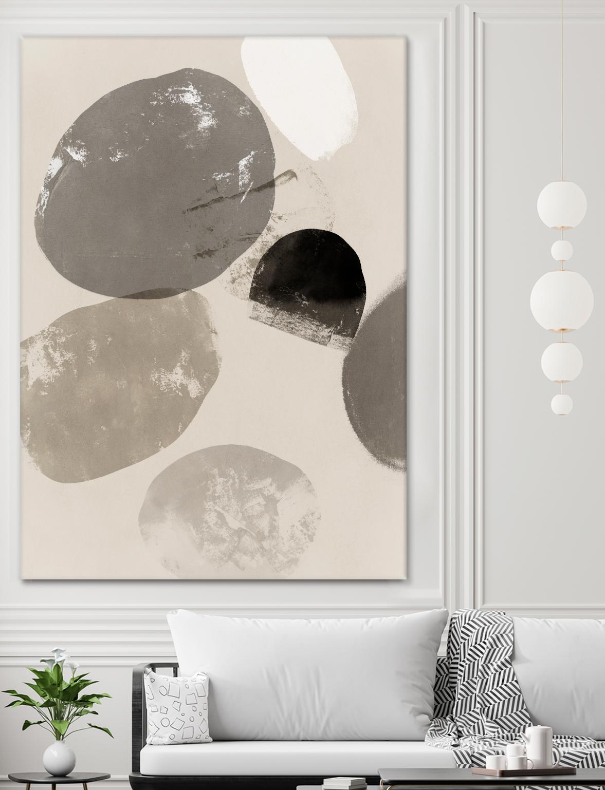 Floating Rocks II by PI Studio on GIANT ART - abstract
