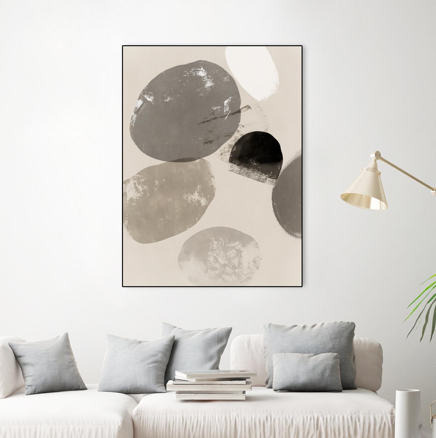 Floating Rocks II by PI Studio on GIANT ART - abstract