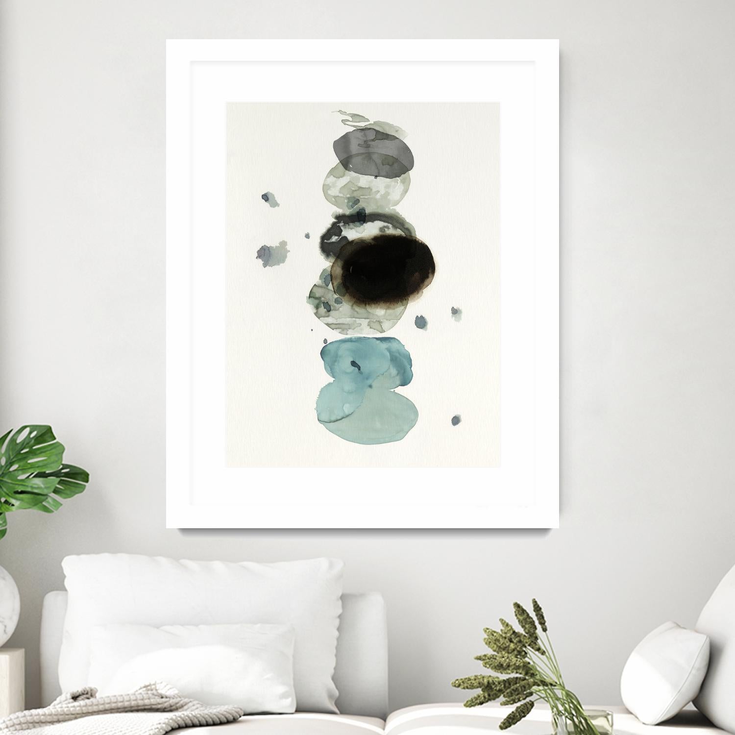 In Order I by PI Studio on GIANT ART - green abstract