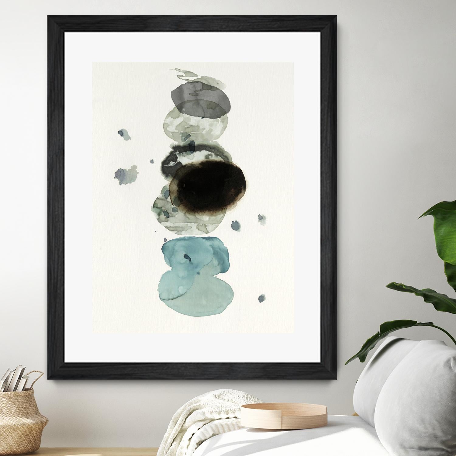 In Order I by PI Studio on GIANT ART - green abstract