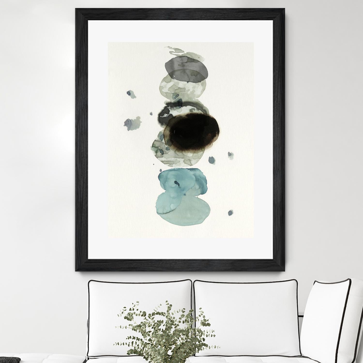 In Order I by PI Studio on GIANT ART - green abstract