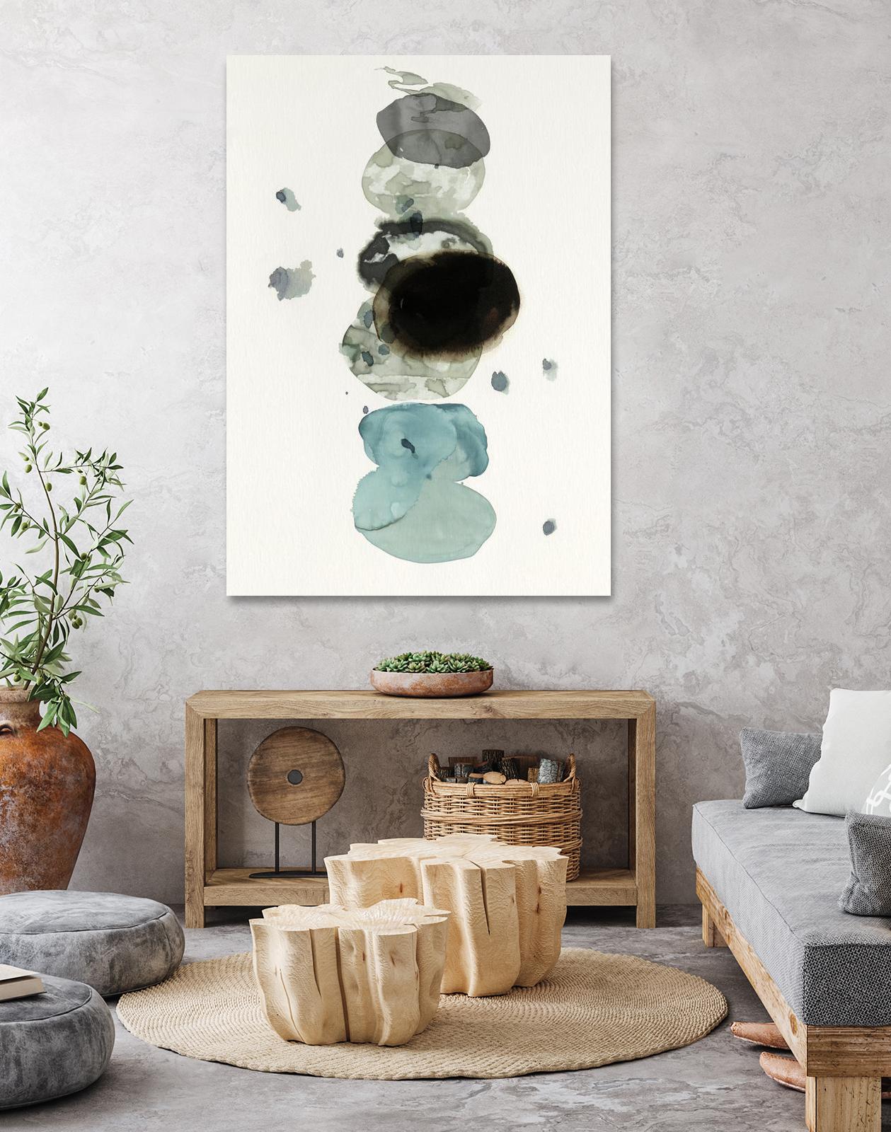 In Order I by PI Studio on GIANT ART - green abstract