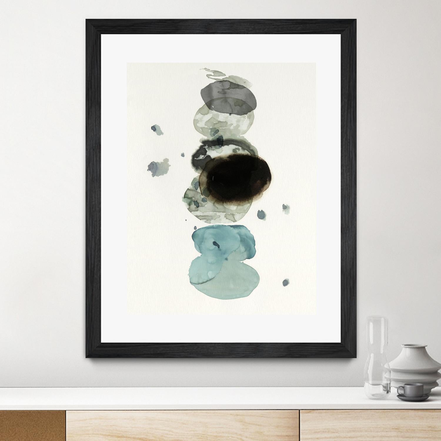 In Order I by PI Studio on GIANT ART - green abstract