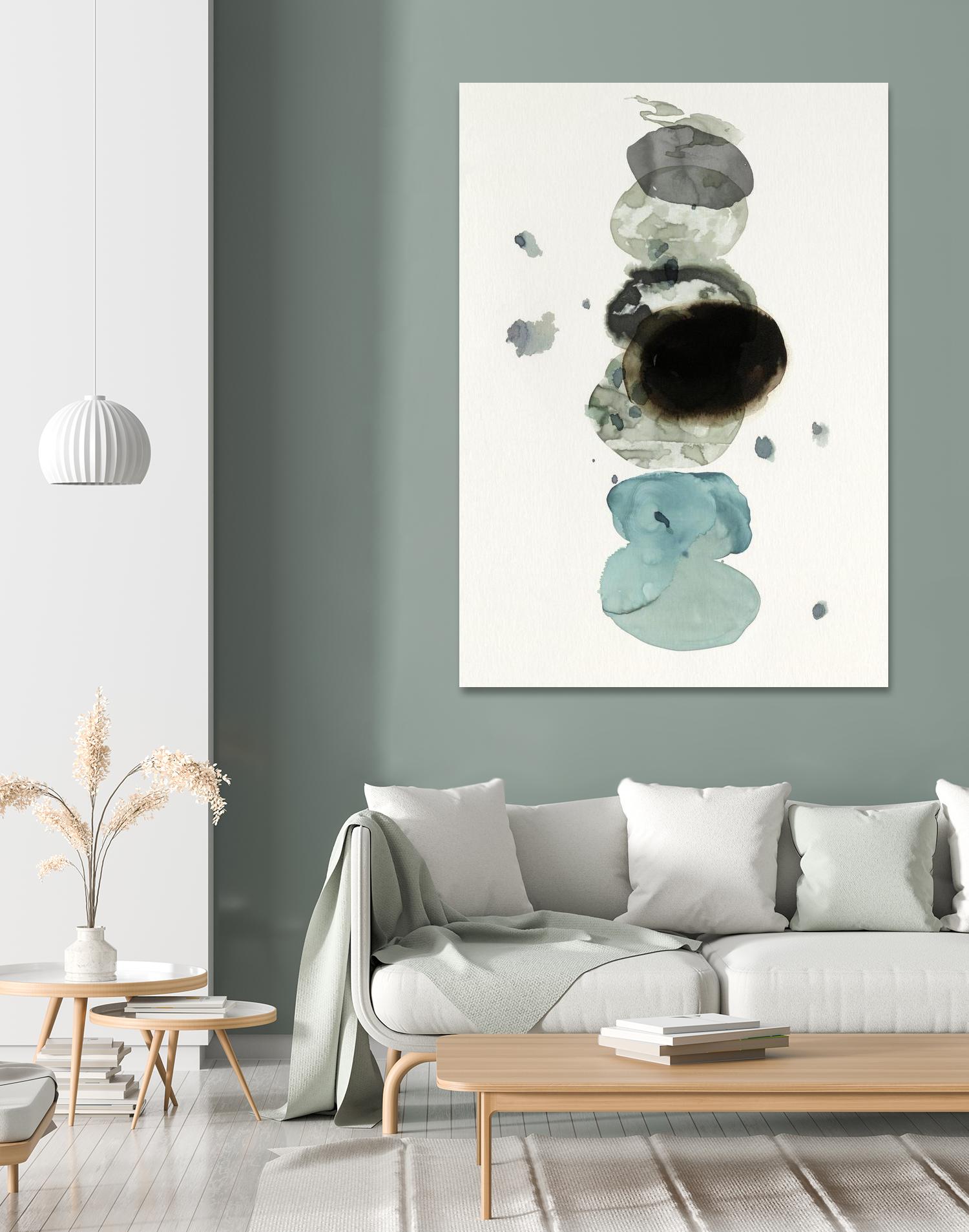 In Order I by PI Studio on GIANT ART - green abstract