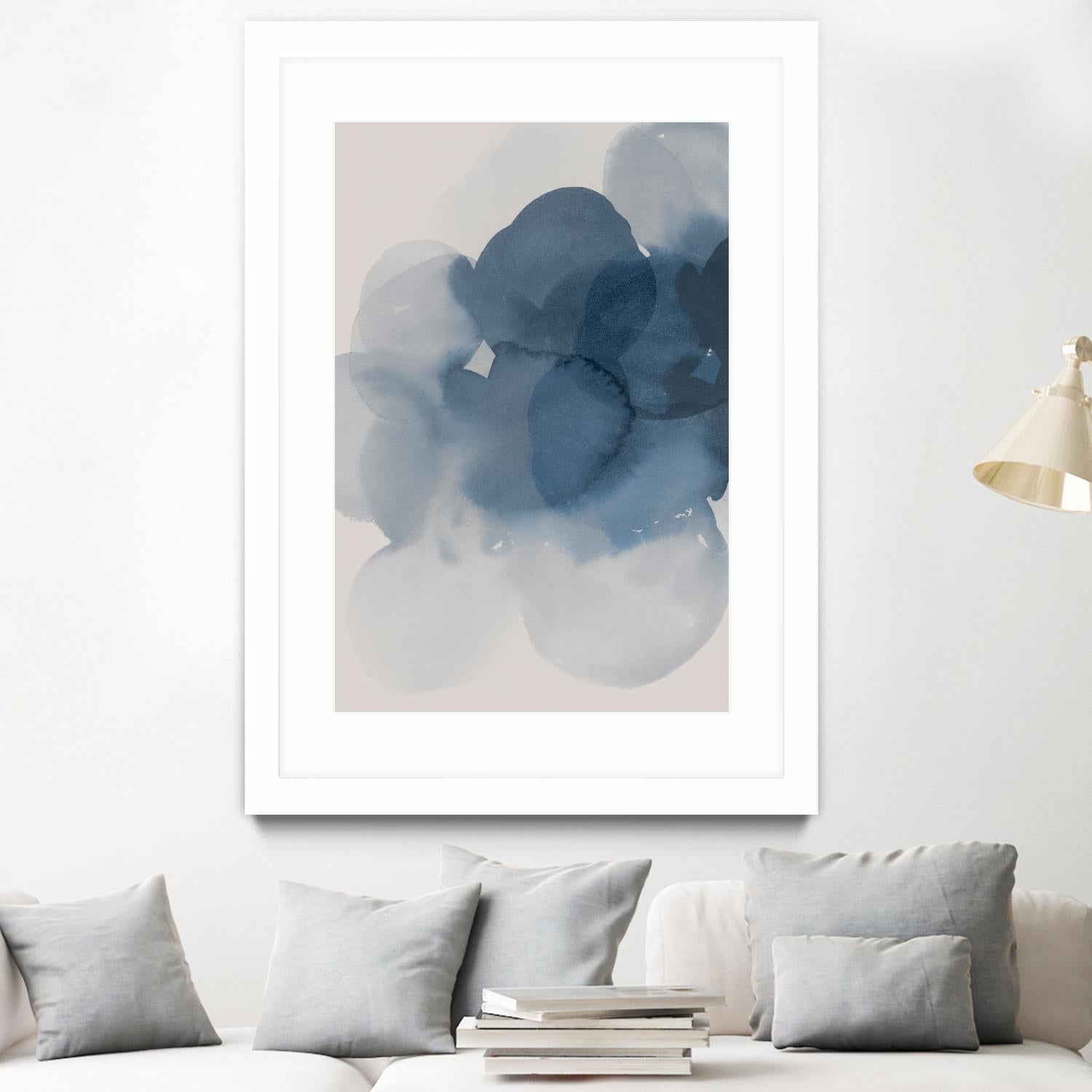 Beside the Sea I by PI Studio on GIANT ART - blue abstract