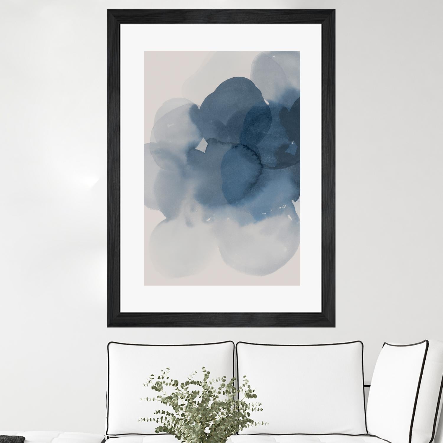 Beside the Sea I by PI Studio on GIANT ART - blue abstract