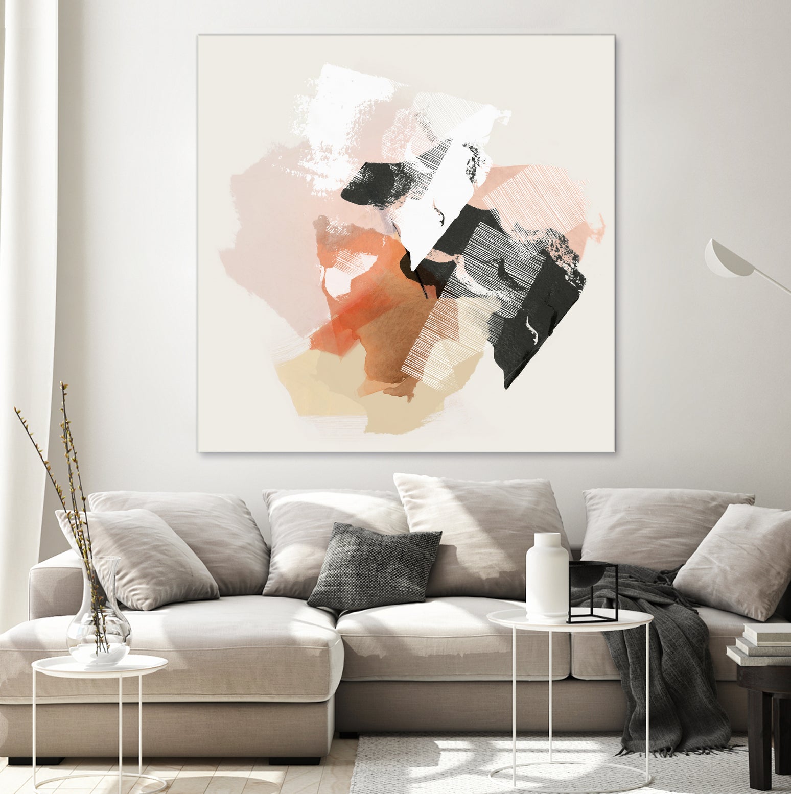New Dawn I by PI Studio 2022 on GIANT ART - orange abstract