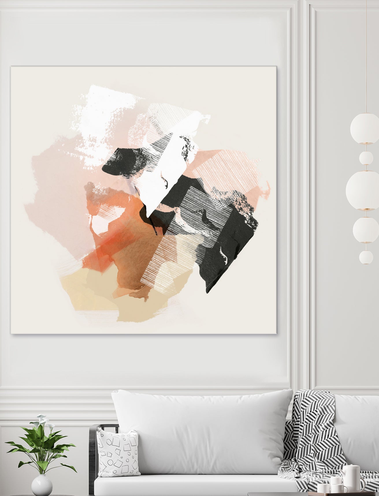 New Dawn I by PI Studio 2022 on GIANT ART - orange abstract