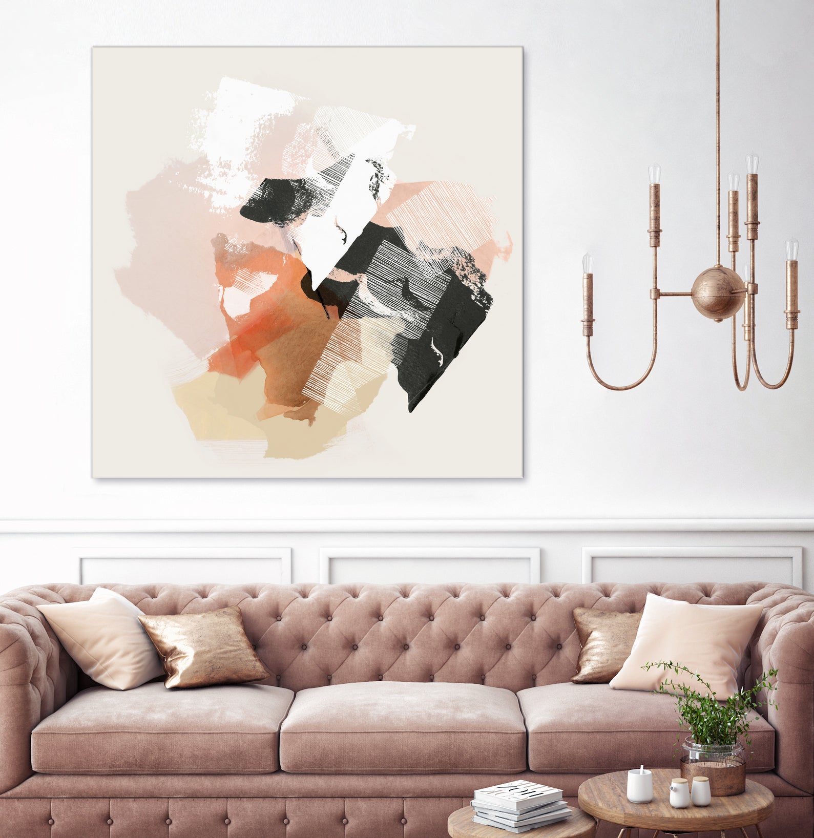 New Dawn I by PI Studio 2022 on GIANT ART - orange abstract