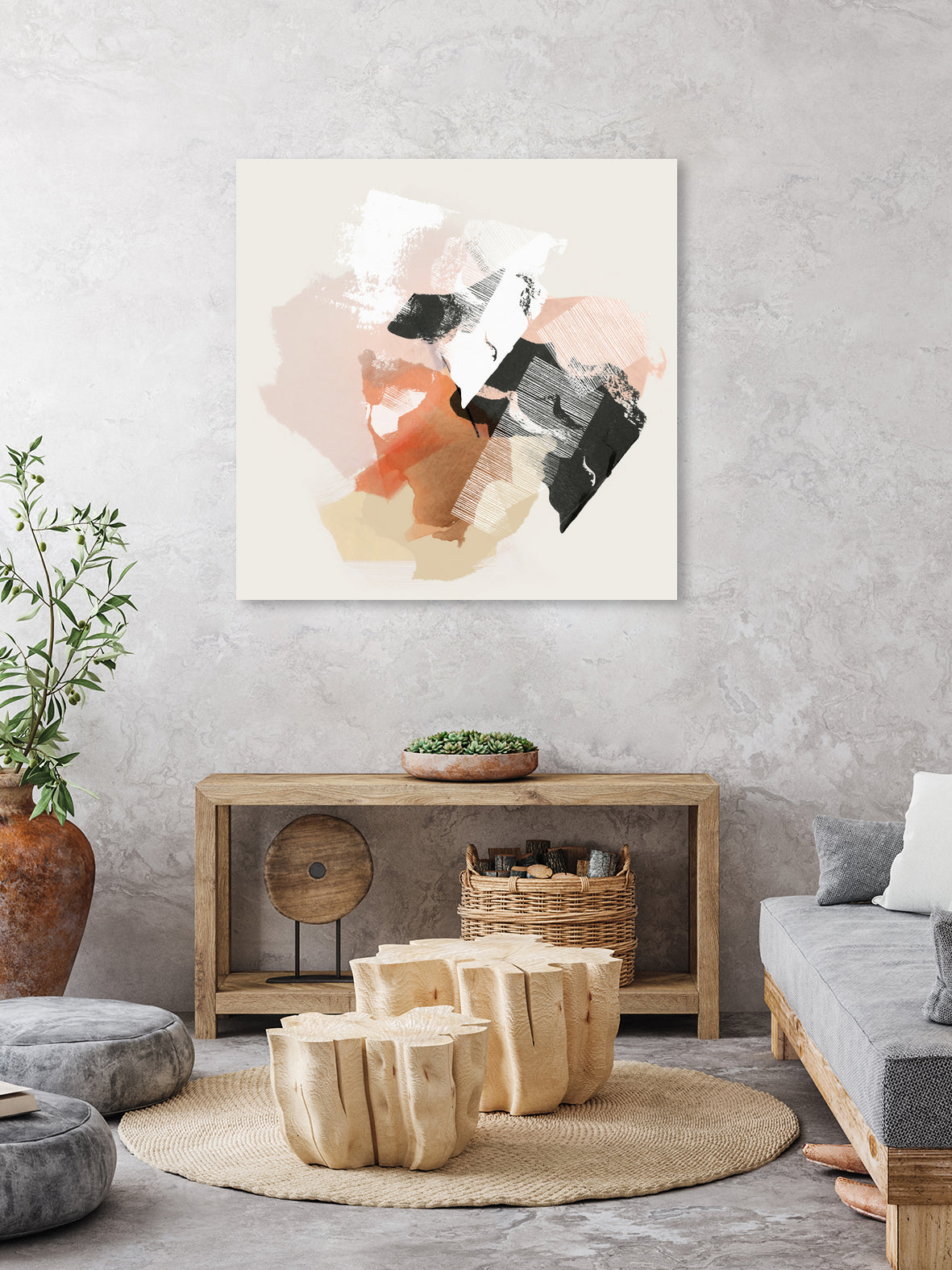 New Dawn I by PI Studio 2022 on GIANT ART - orange abstract