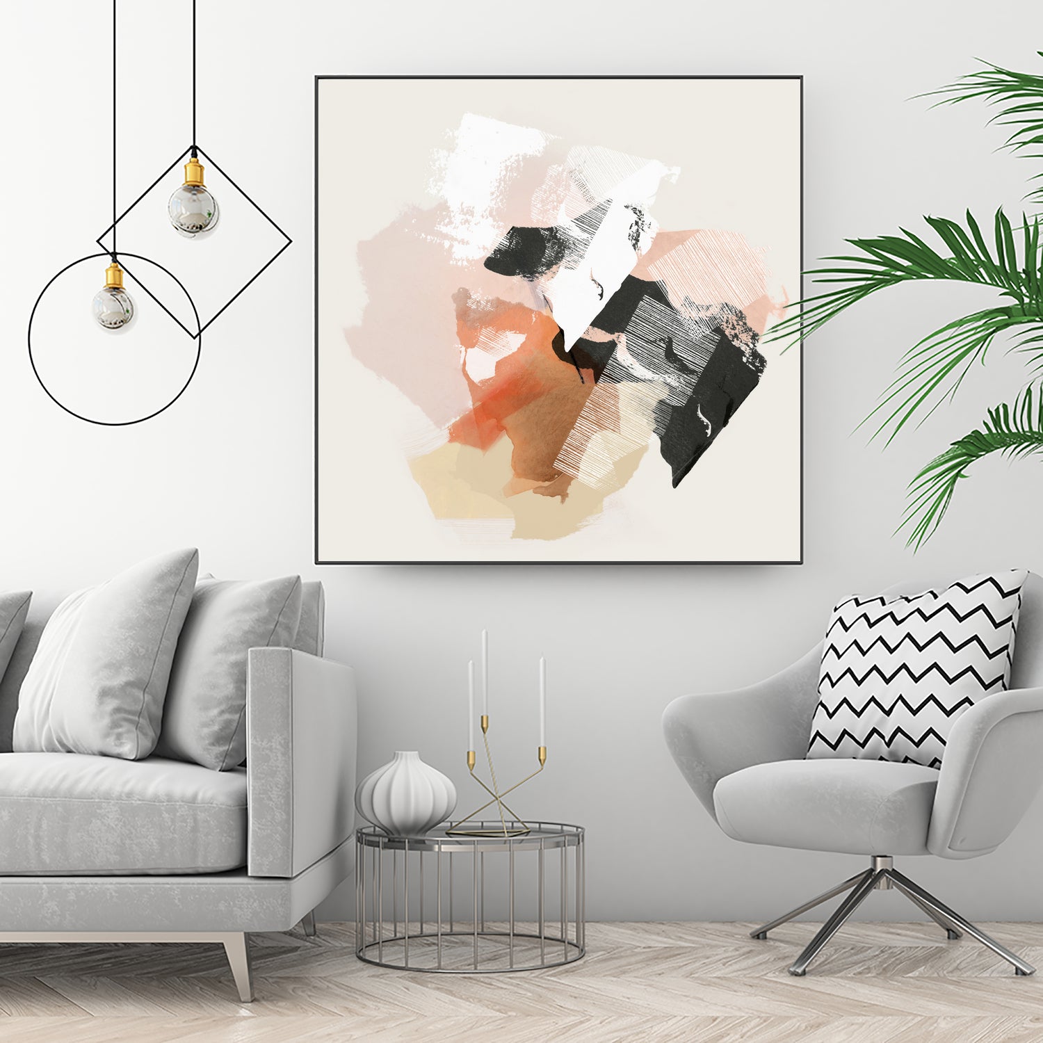 New Dawn I by PI Studio 2022 on GIANT ART - orange abstract