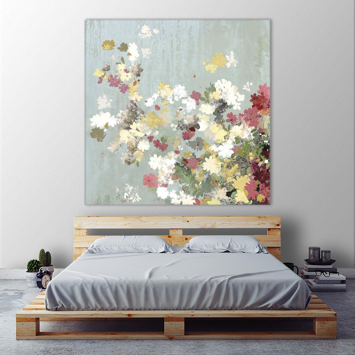 Abstract Bouquet I by Allison Pearce on GIANT ART - white floral