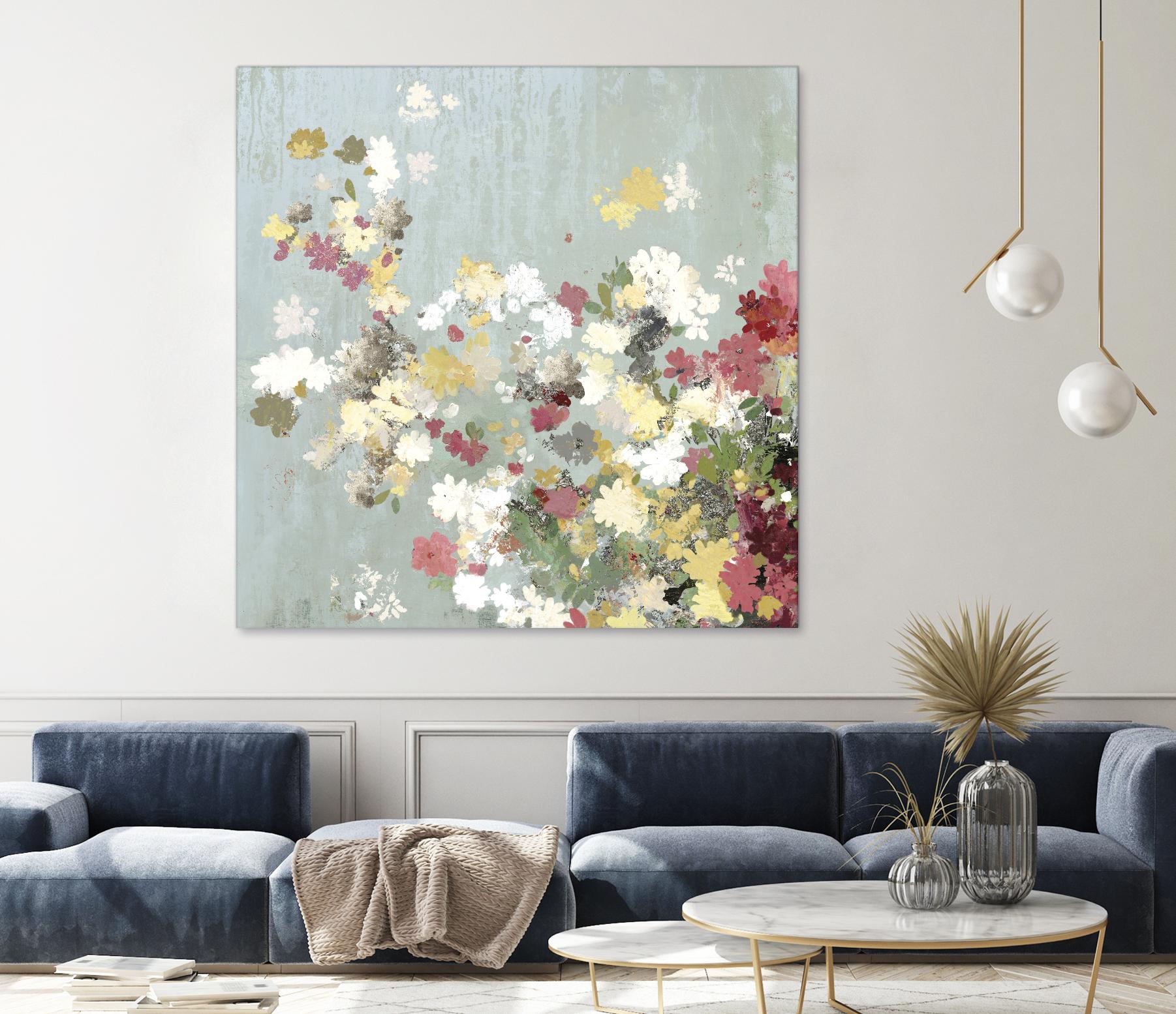 Abstract Bouquet I by Allison Pearce on GIANT ART - white floral