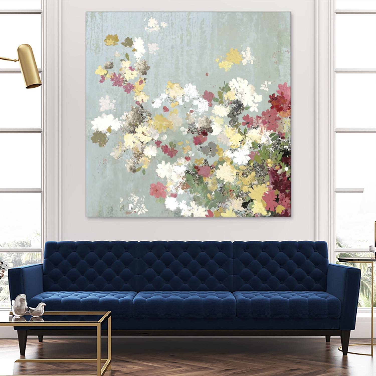 Abstract Bouquet I by Allison Pearce on GIANT ART - white floral