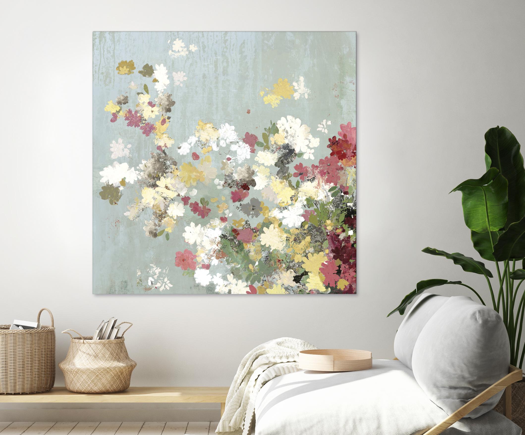 Abstract Bouquet I by Allison Pearce on GIANT ART - white floral