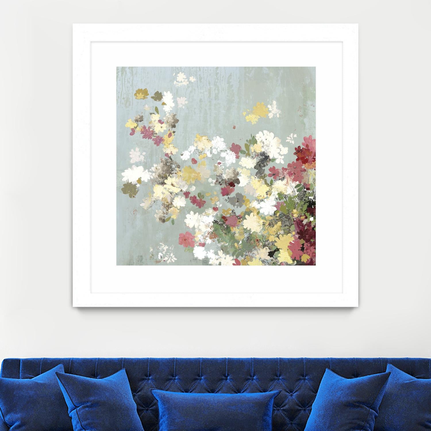 Abstract Bouquet I by Allison Pearce on GIANT ART - white floral