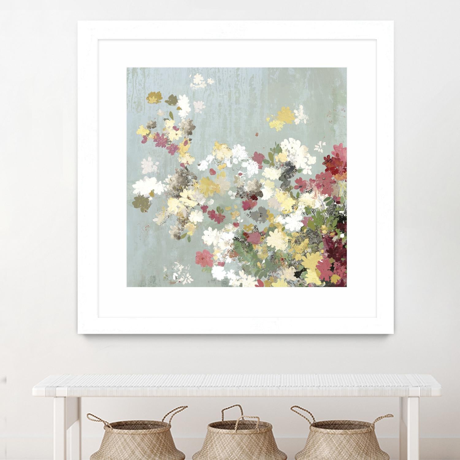 Abstract Bouquet I by Allison Pearce on GIANT ART - white floral