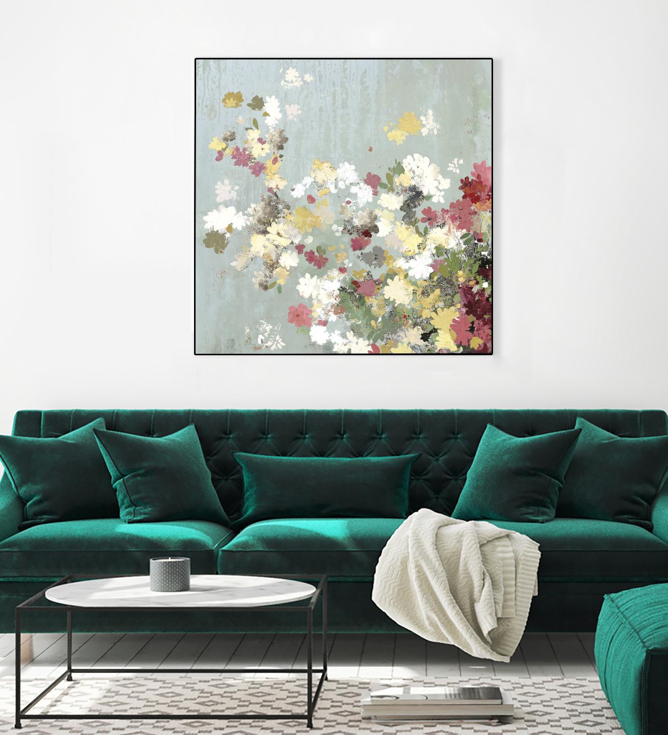 Abstract Bouquet I by Allison Pearce on GIANT ART - white floral