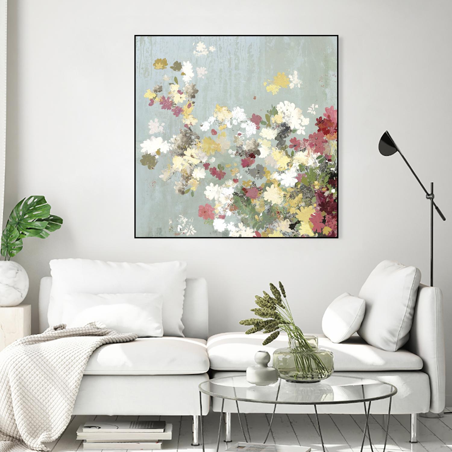 Abstract Bouquet I by Allison Pearce on GIANT ART - white floral