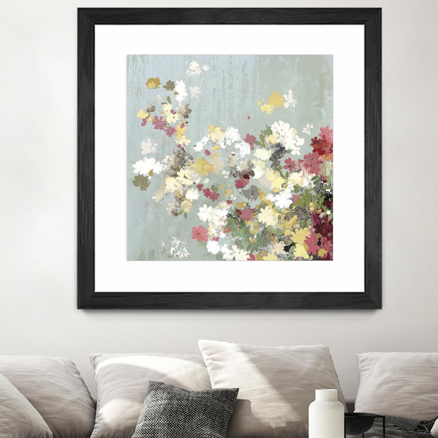 Abstract Bouquet I by Allison Pearce on GIANT ART - white floral