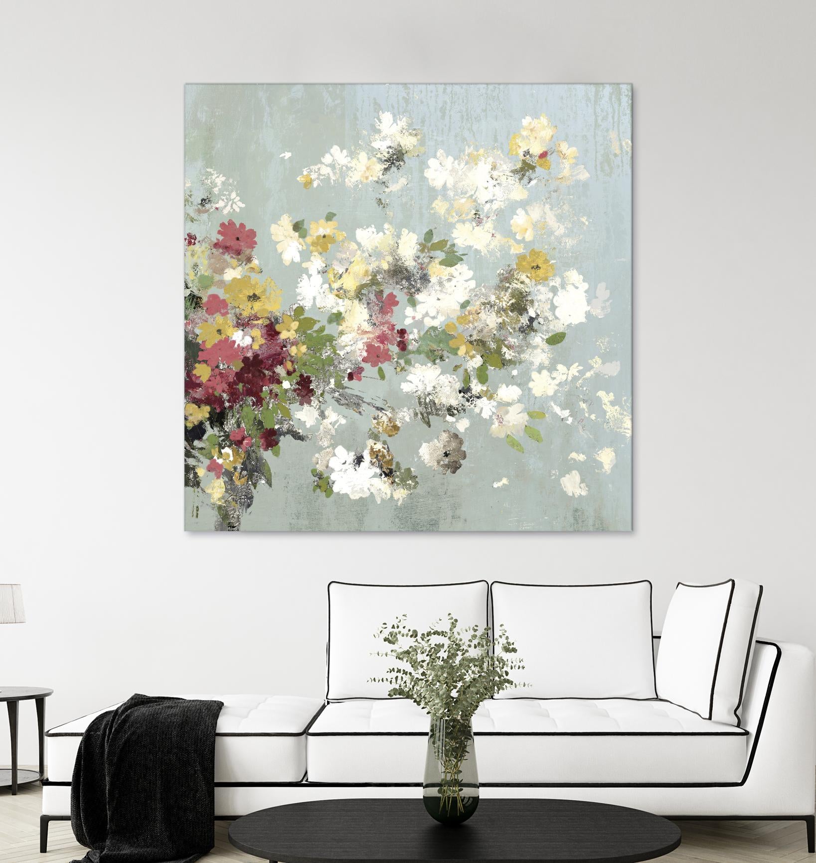 Abstract Bouquet II by Allison Pearce on GIANT ART - white floral