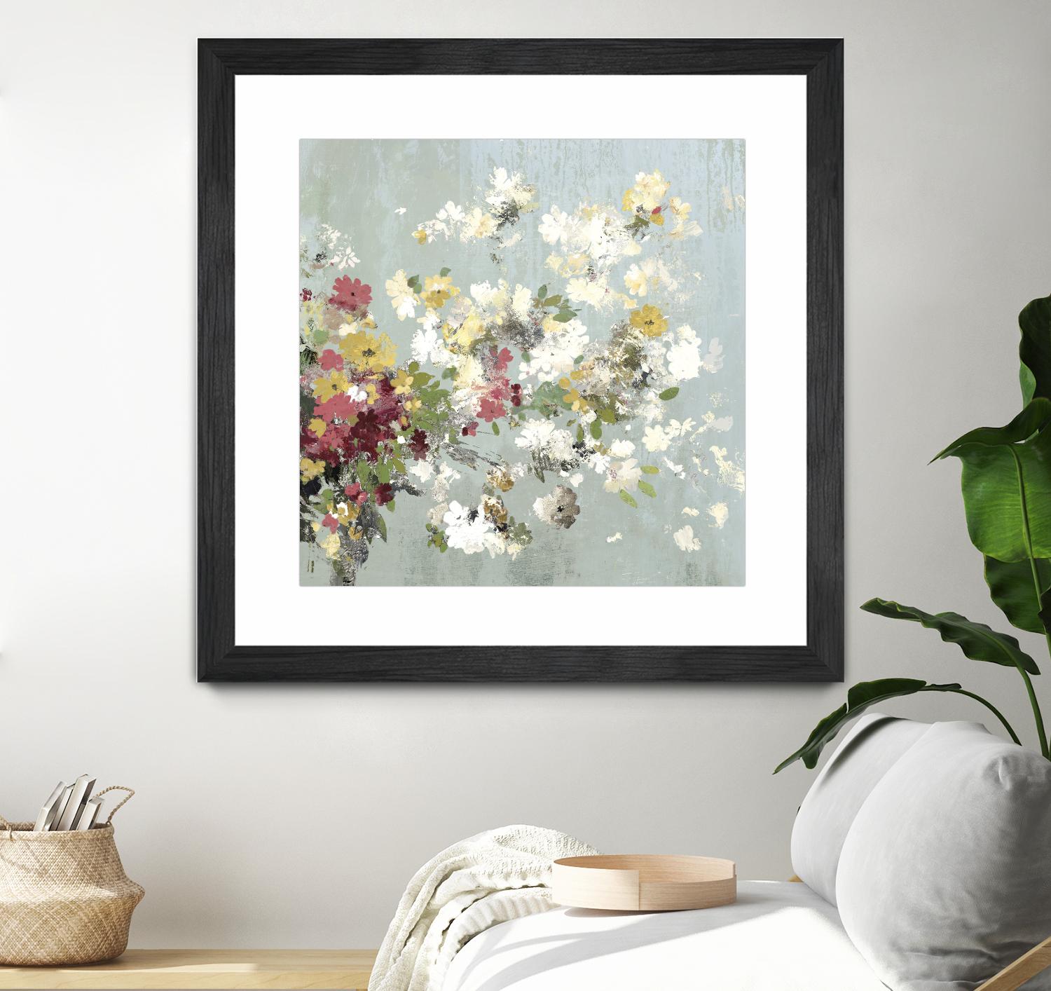 Abstract Bouquet II by Allison Pearce on GIANT ART - white floral
