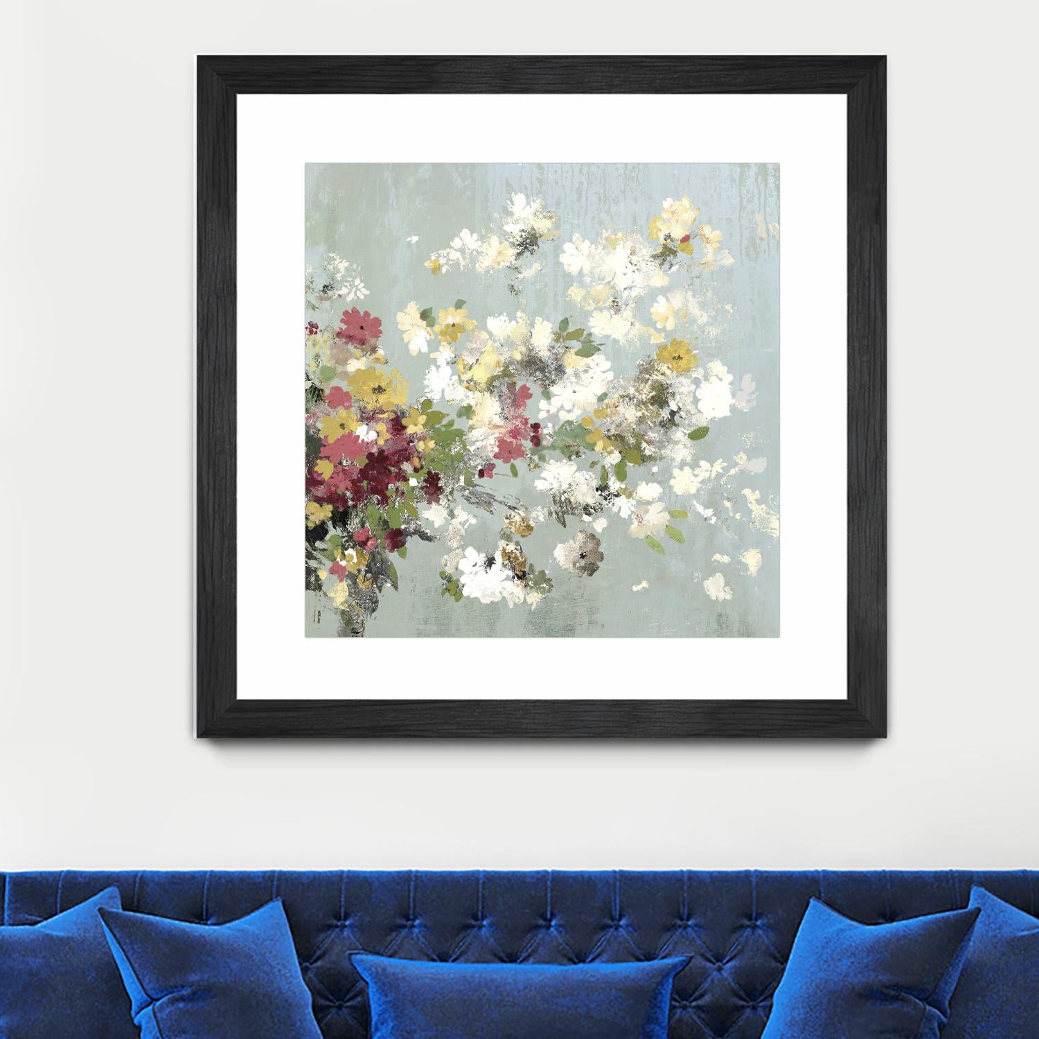 Abstract Bouquet II by Allison Pearce on GIANT ART - white floral