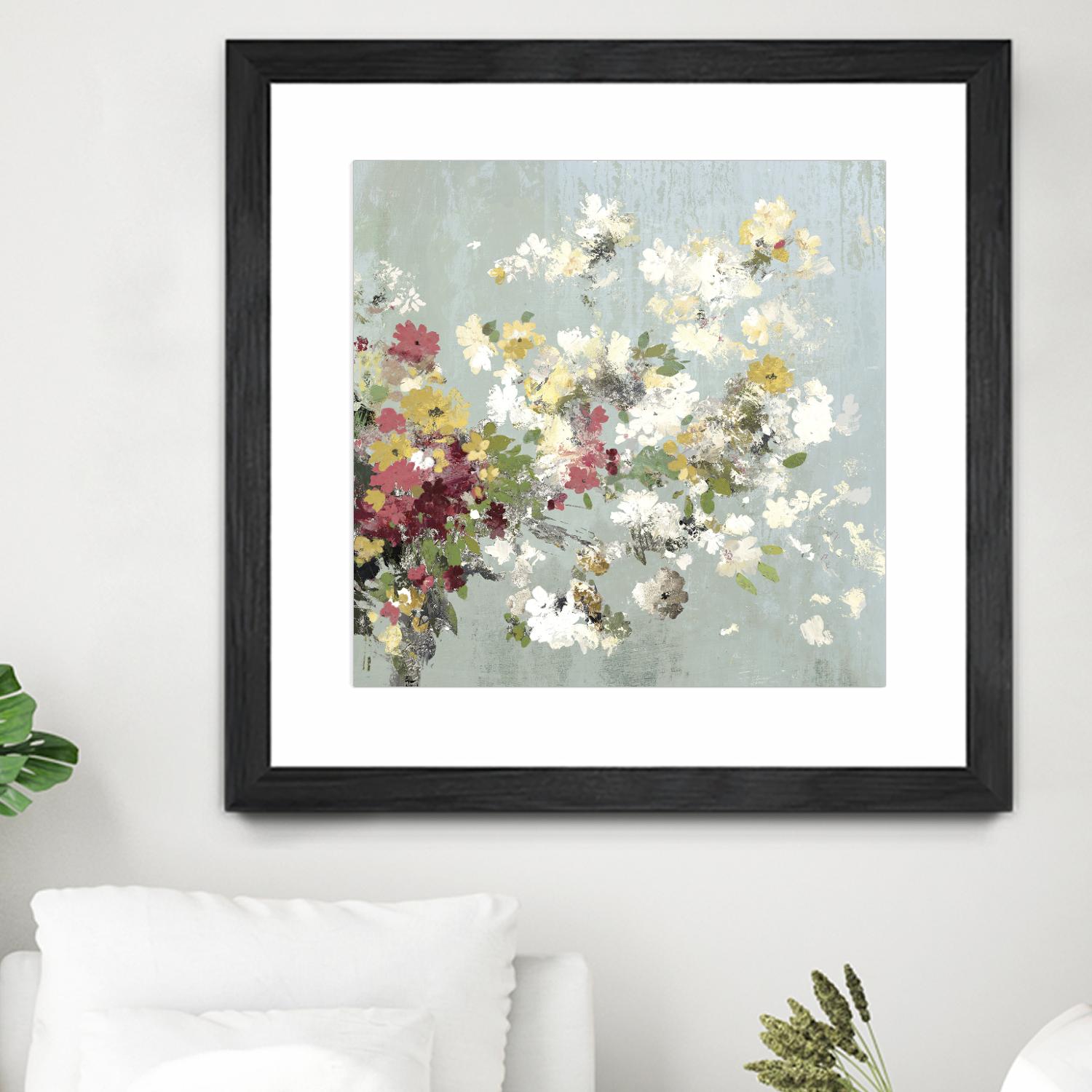 Abstract Bouquet II by Allison Pearce on GIANT ART - white floral