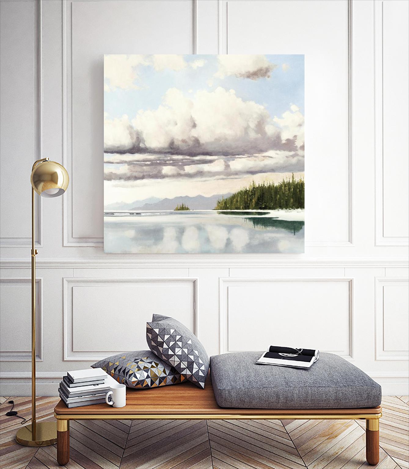 The Clearing II by Pieter Molenaar on GIANT ART - green landscape