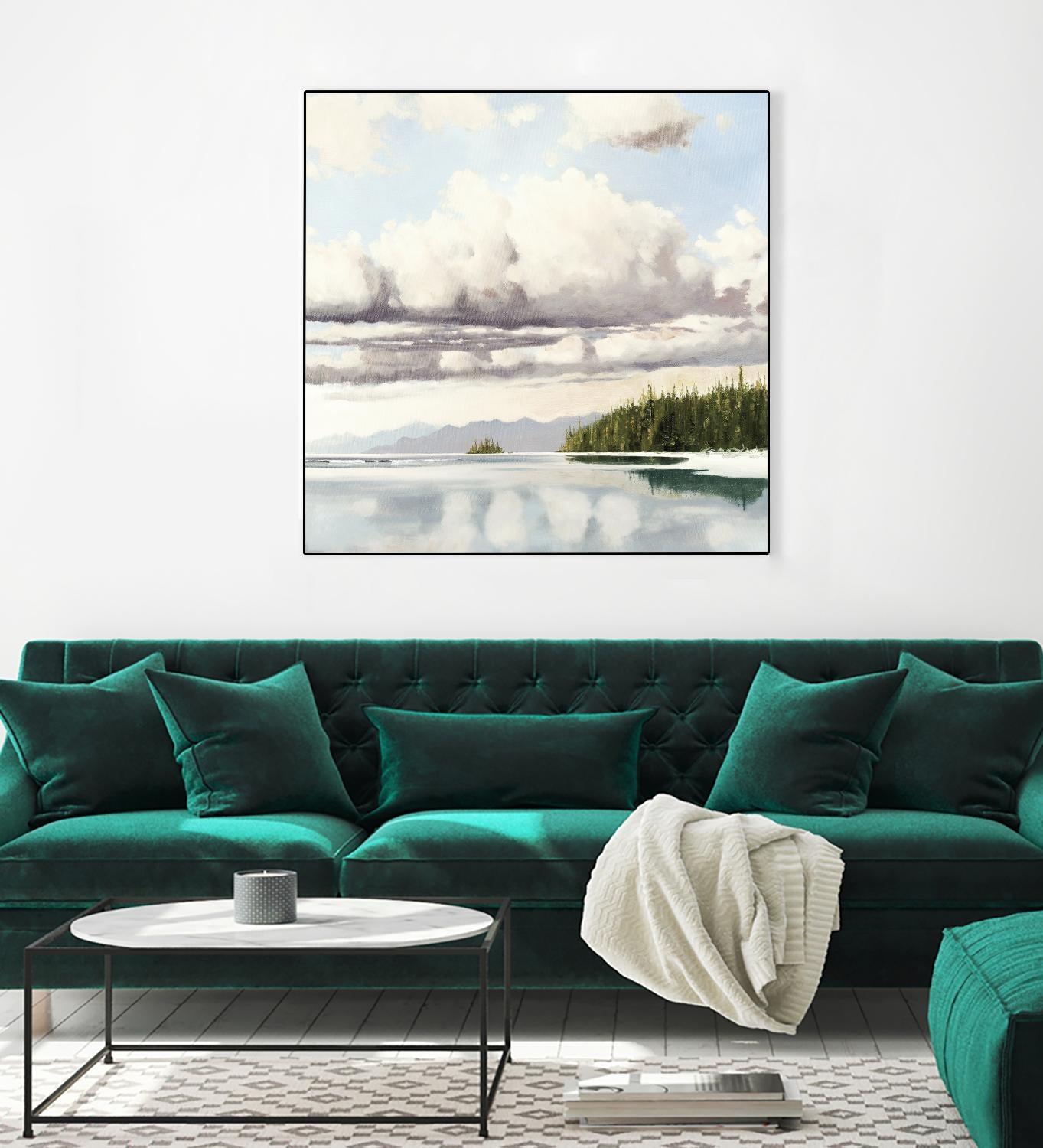 The Clearing II by Pieter Molenaar on GIANT ART - green landscape