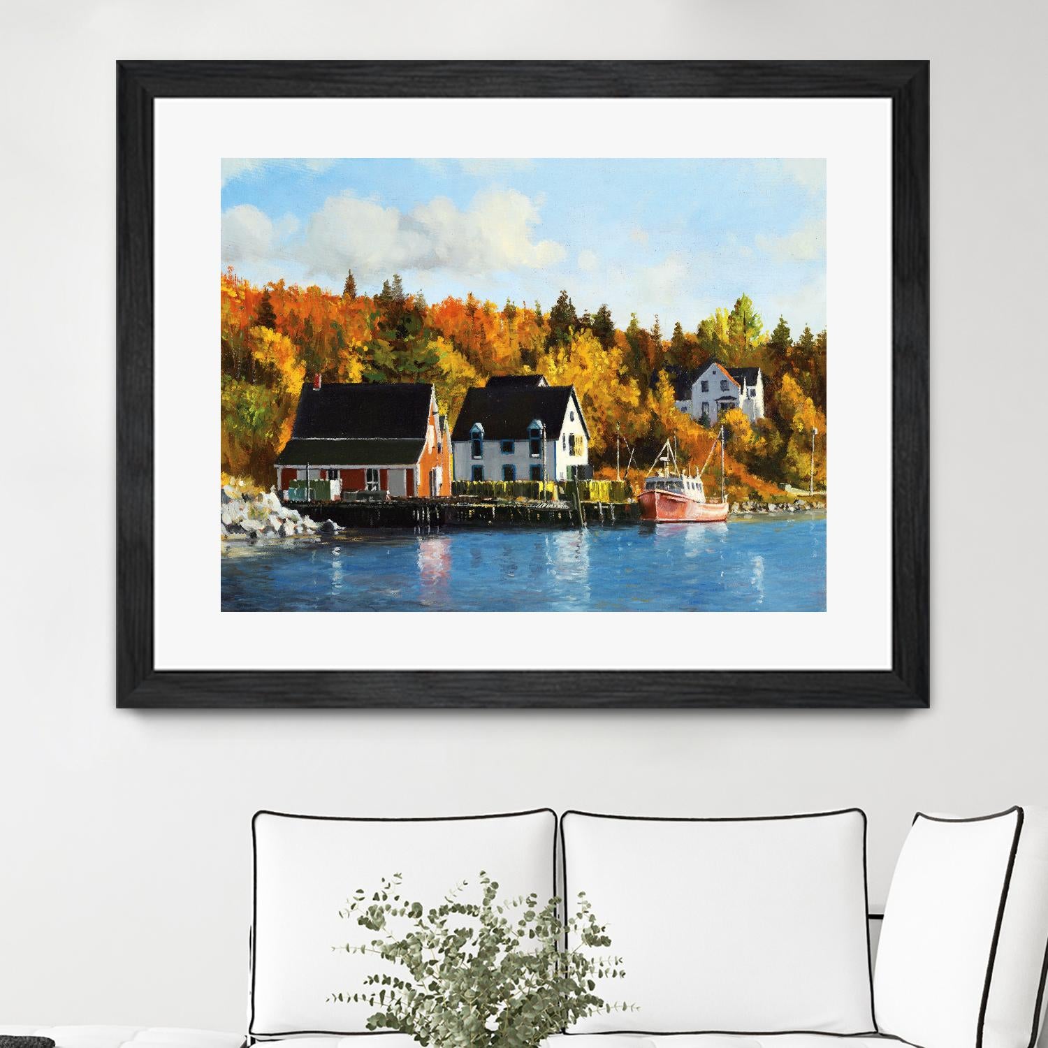 North West Cove by Pieter Molenaar on GIANT ART - blue landscape