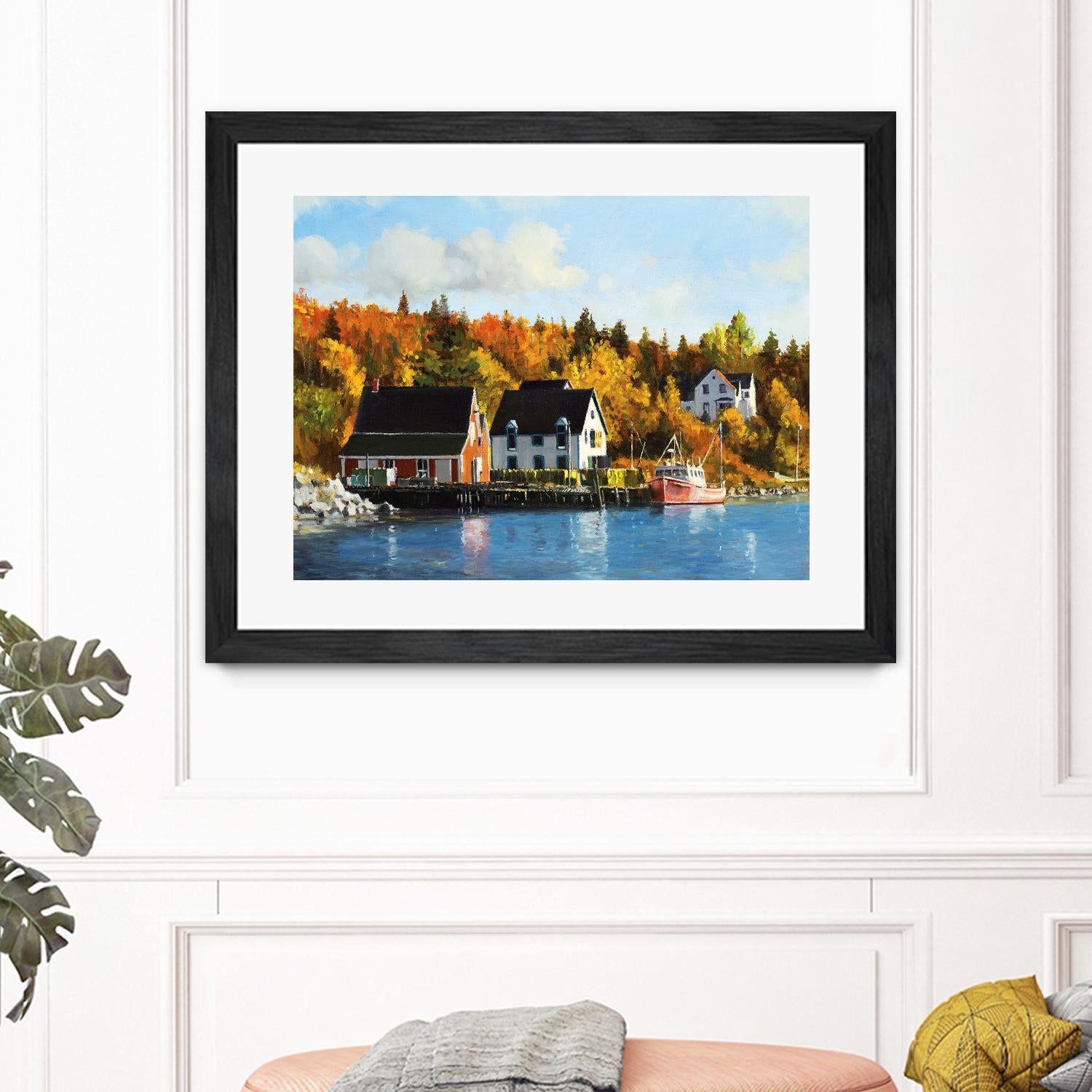 North West Cove by Pieter Molenaar on GIANT ART - blue landscape