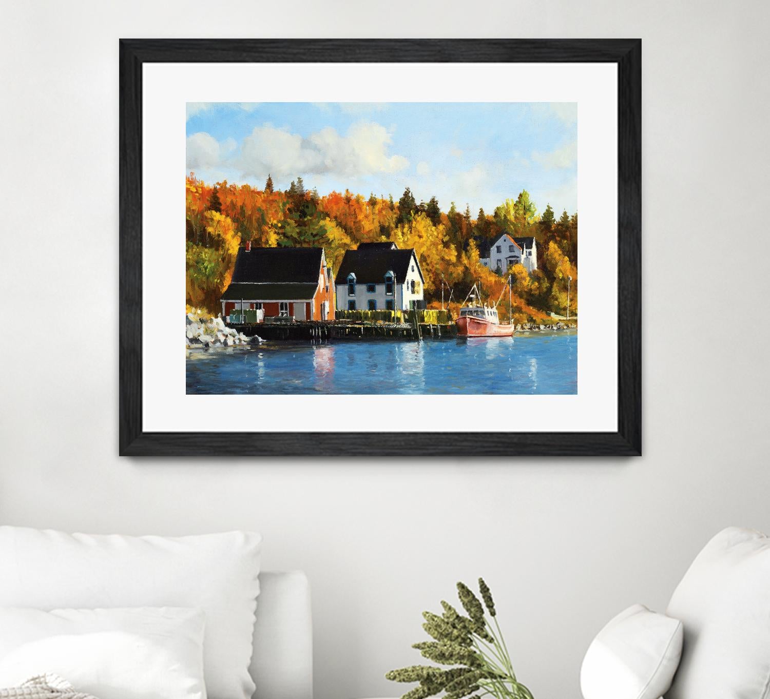 North West Cove by Pieter Molenaar on GIANT ART - blue landscape