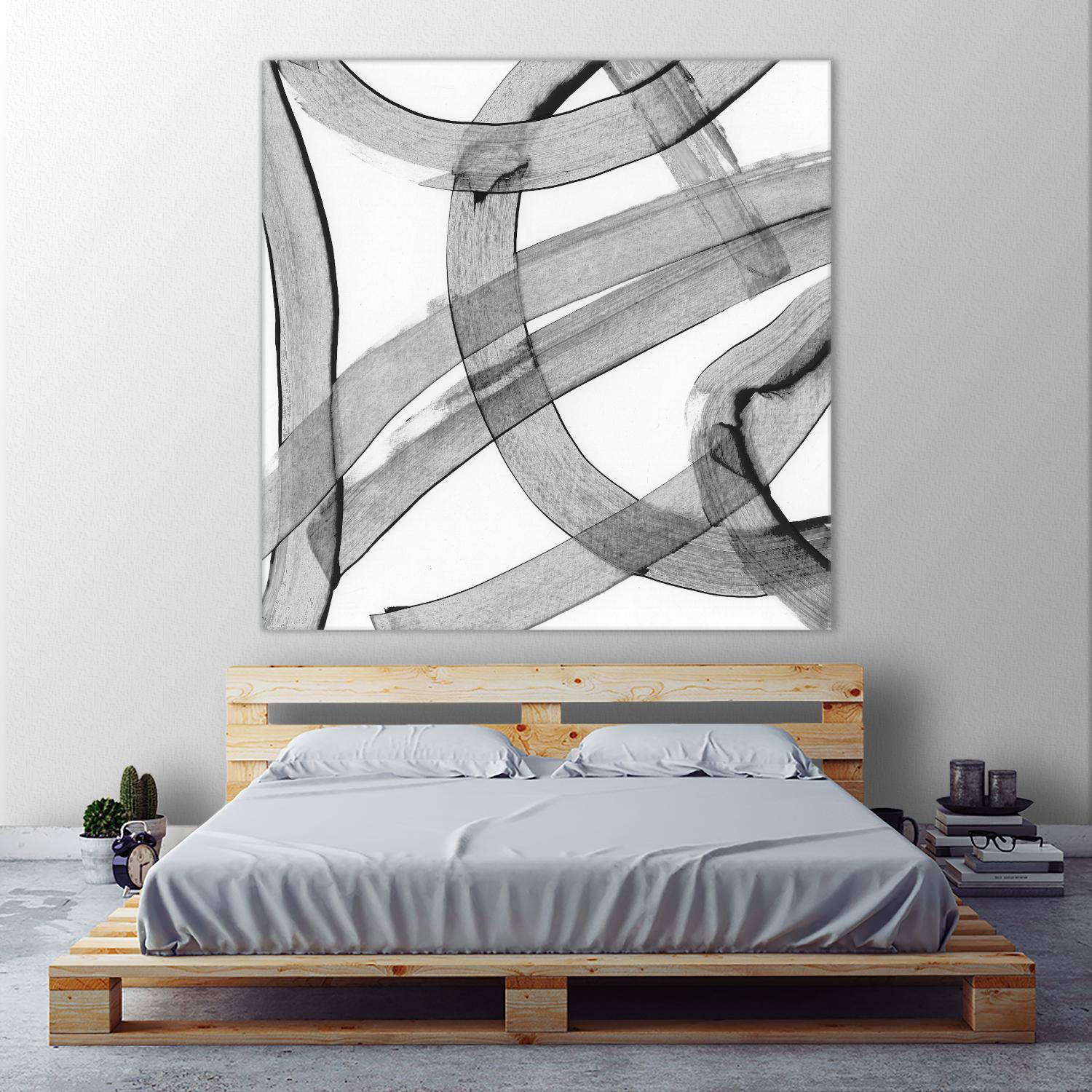 Gesture by PI Studio on GIANT ART - white abstract