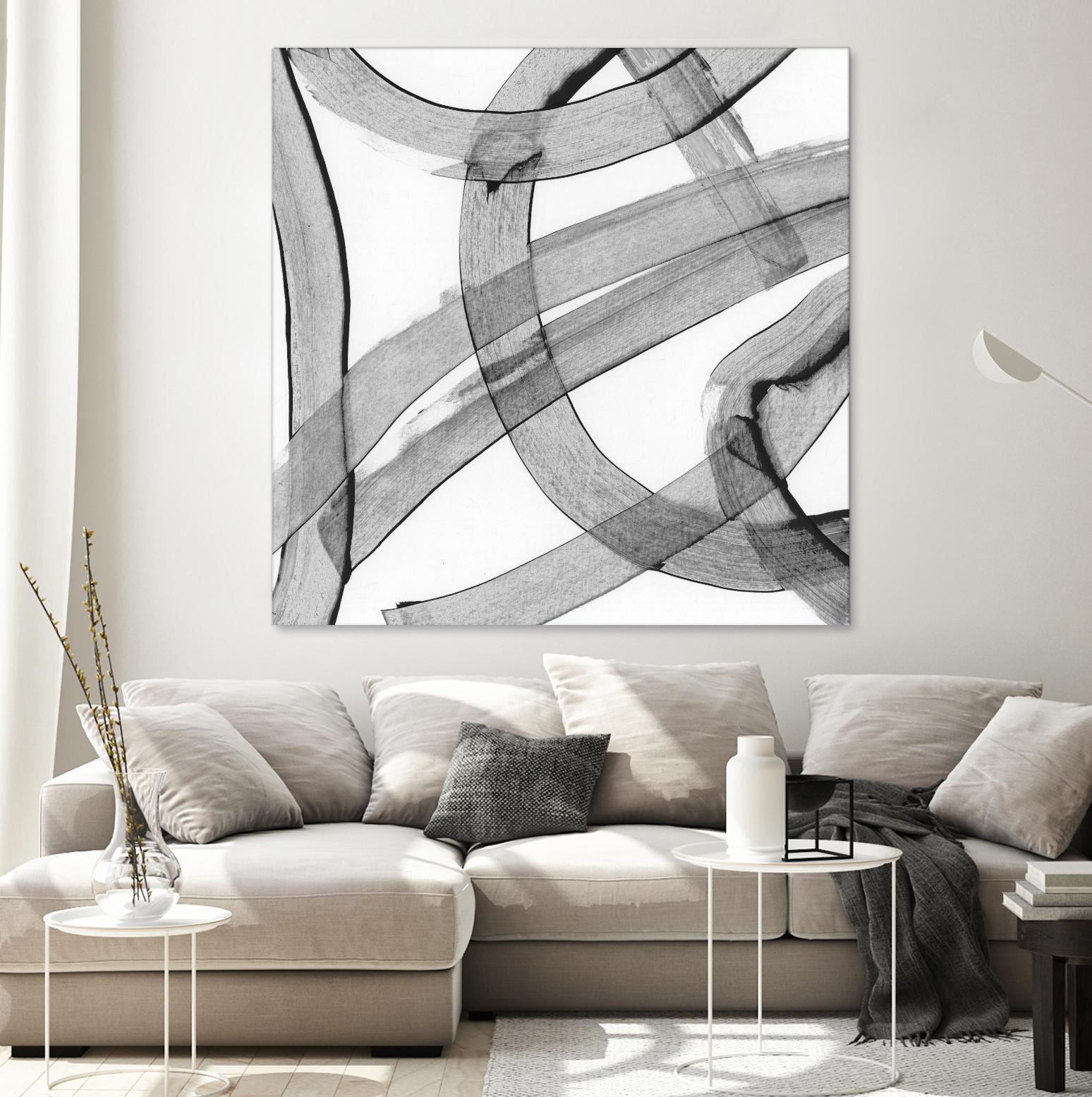 Gesture by PI Studio on GIANT ART - white abstract