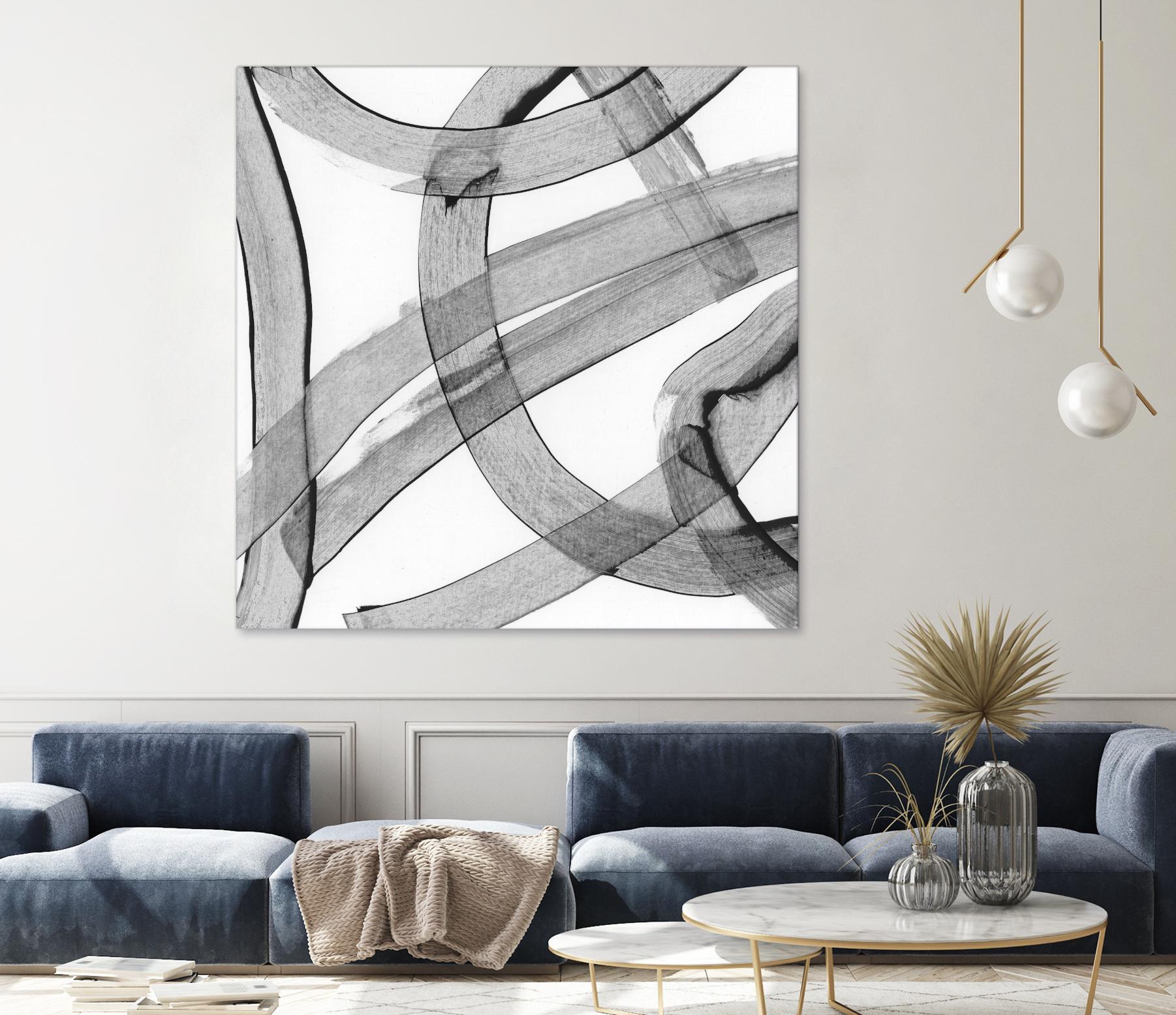Gesture by PI Studio on GIANT ART - white abstract