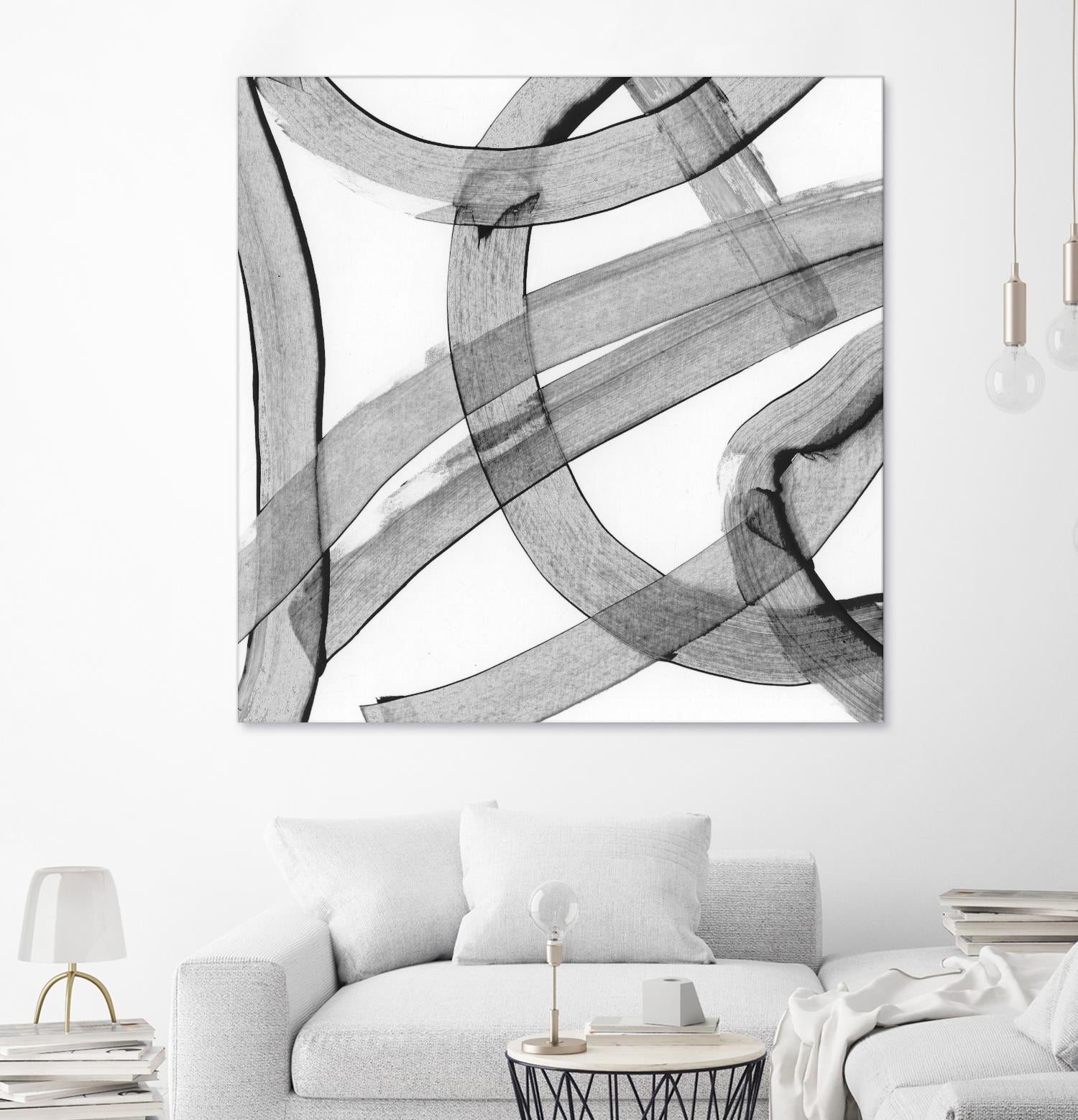 Gesture by PI Studio on GIANT ART - white abstract