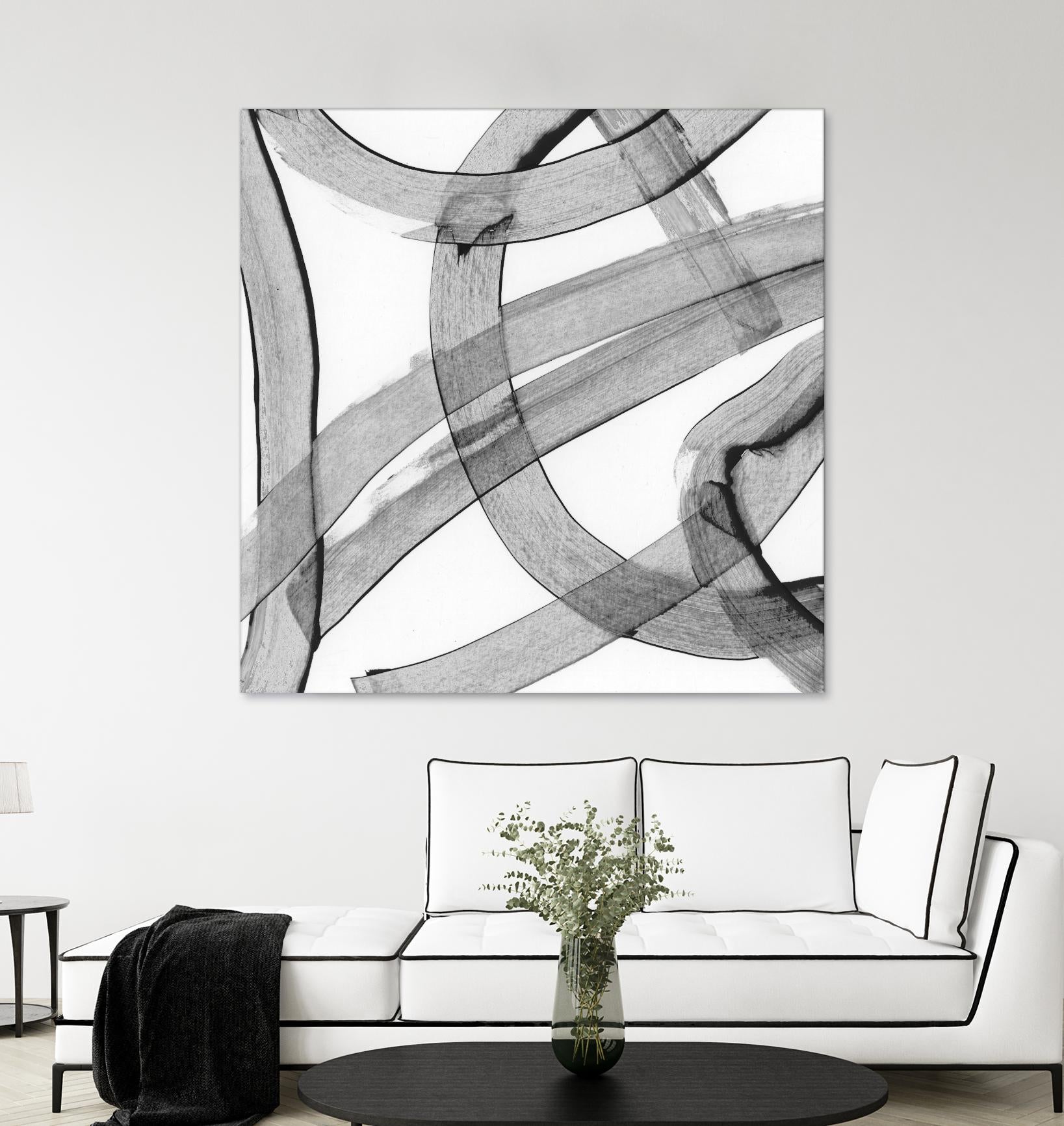 Gesture by PI Studio on GIANT ART - white abstract
