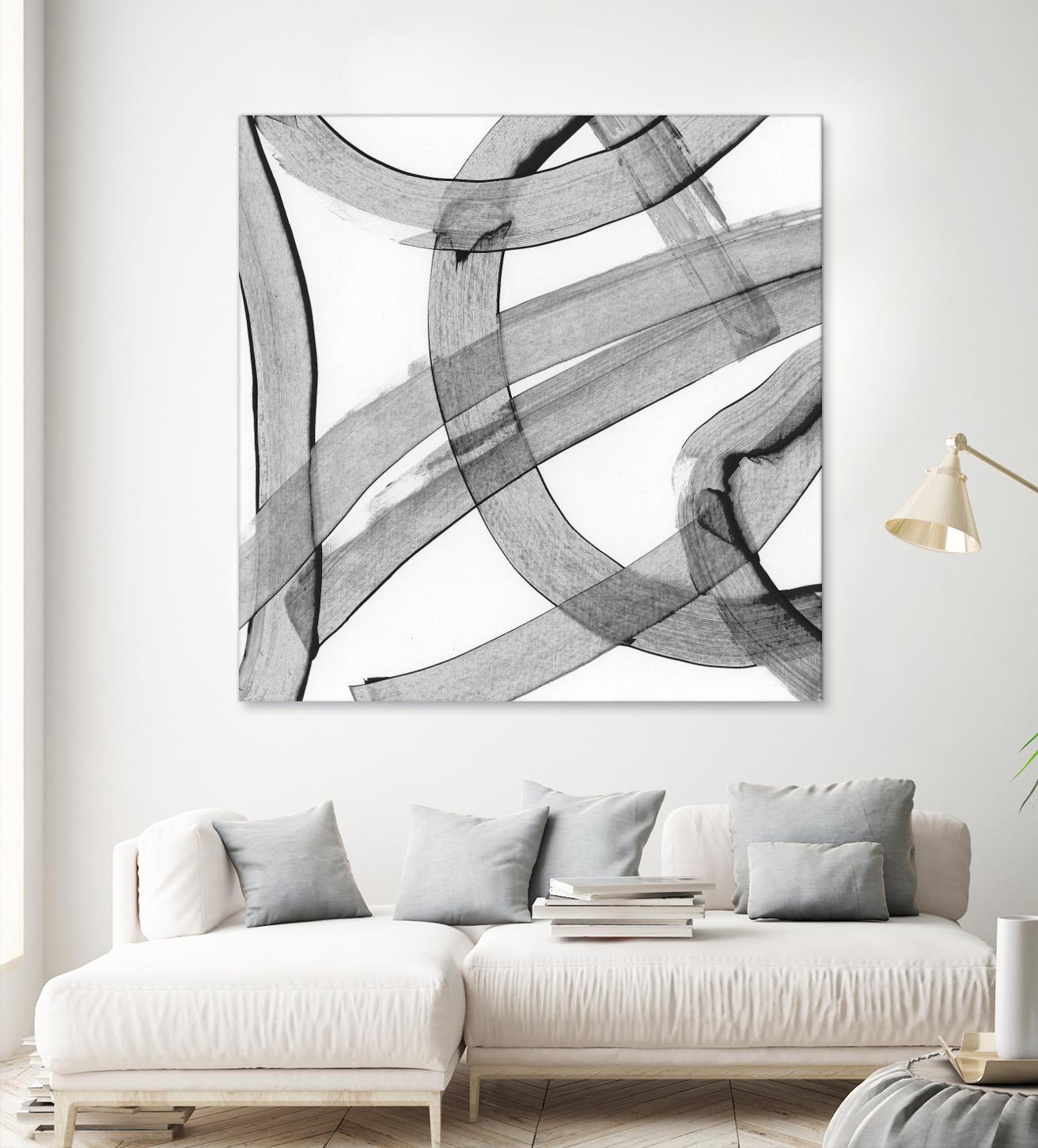 Gesture by PI Studio on GIANT ART - white abstract