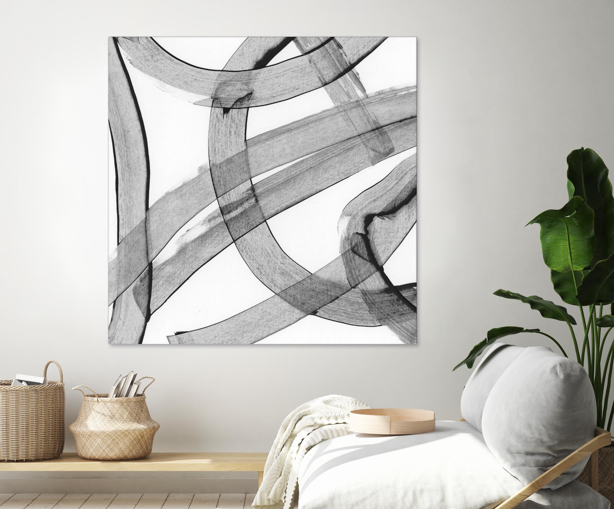 Gesture by PI Studio on GIANT ART - white abstract