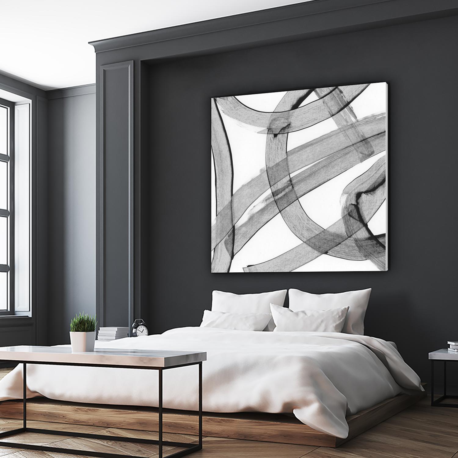 Gesture by PI Studio on GIANT ART - white abstract