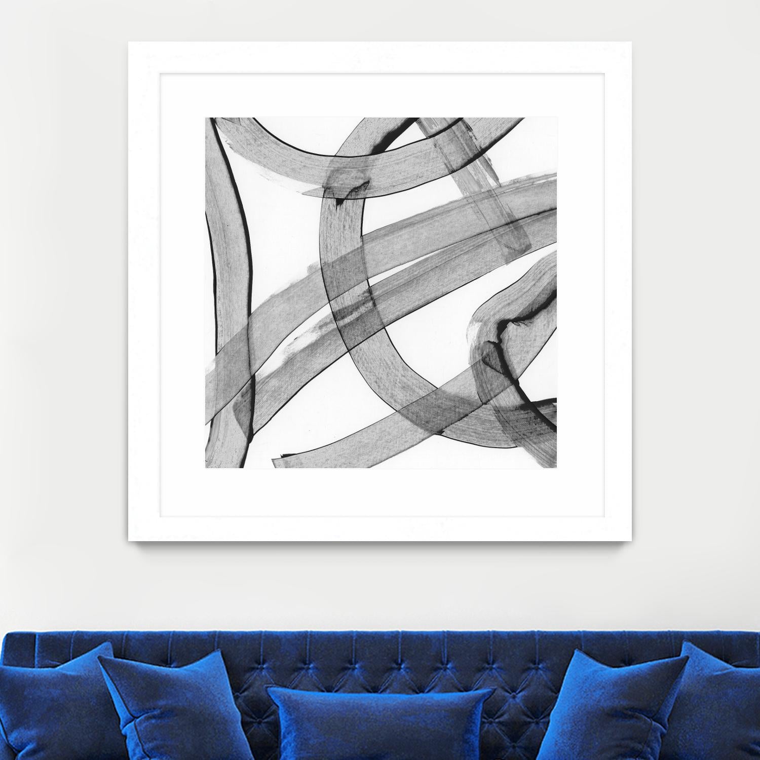 Gesture by PI Studio on GIANT ART - white abstract