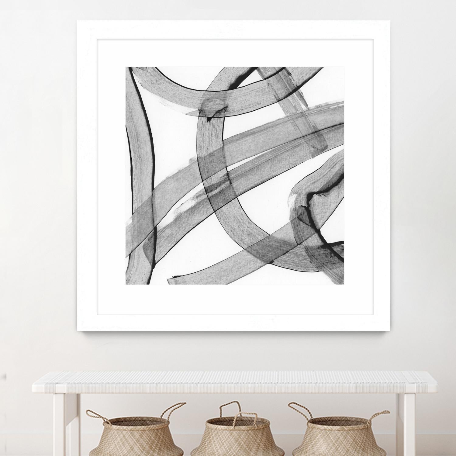 Gesture by PI Studio on GIANT ART - white abstract