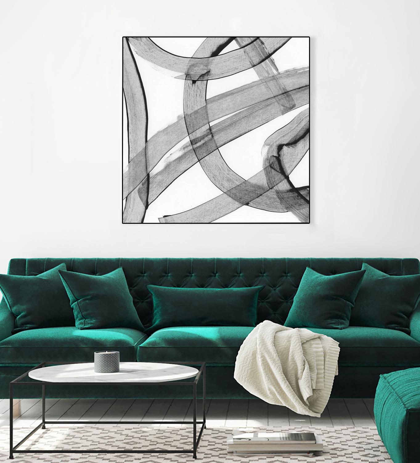 Gesture by PI Studio on GIANT ART - white abstract