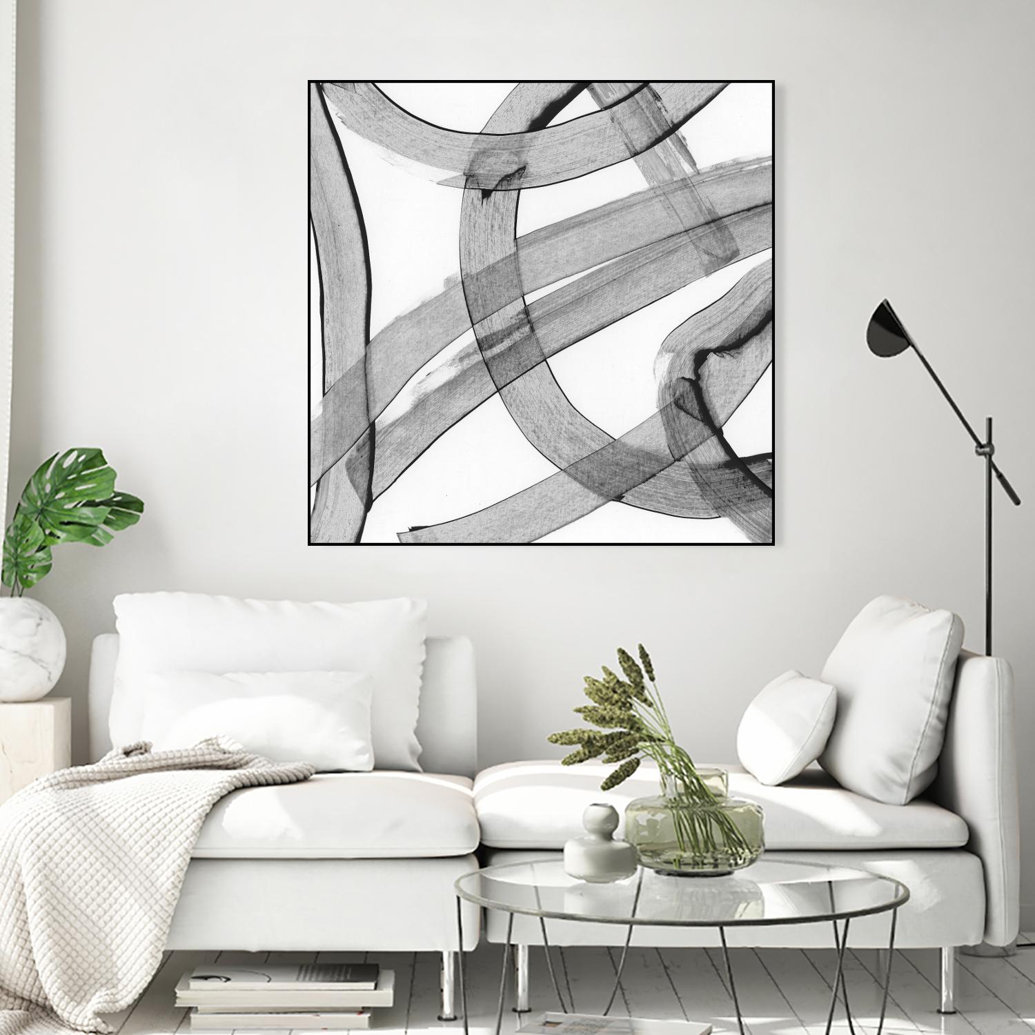 Gesture by PI Studio on GIANT ART - white abstract